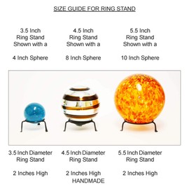 Laredo Import 5.5 Inch Inside Diameter Round Iron Display Stand x 2 High