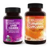 BioEmblem USDA Organic Liver Cleanse and Turmeric Curcumin Supplement with