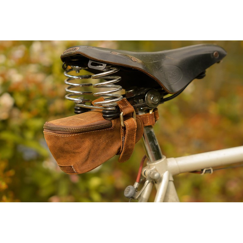 Gusti Gino B. Bicycle Bag Leather Saddle Bag Tube Bag