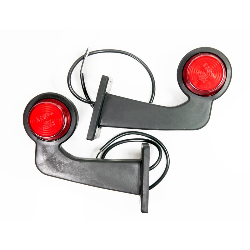 2 x LED Rubber Side Light 12 V 24 V