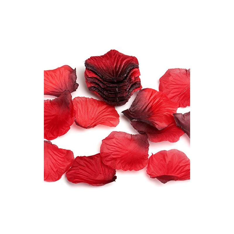 Naler 2000 Pétalos de Rosa de Seda Artificial Rojos para
