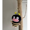 Wigo Tarako Honeybee Nuigurumi Key Holder, Women's, pattern 2