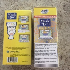 AS SEEN ON TV 2 Pack As Seen On TV  Mask A Doo Pre-Number 2 Toilet Spray Citrus Peppermint