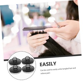 KOMBIUDA 10pcs Scalp Massager Brush Portable Manual Shampoo Scrubber for Dandruff Relief Ergonomic Design for Efficient Scalp Care and Massage Lightweight and Easy to Use