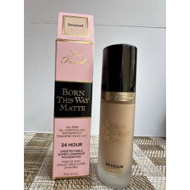 Too Faced Born This Way Matte 24 Hour Foundation ~Seashell~ 1oz/30ml  New In Box