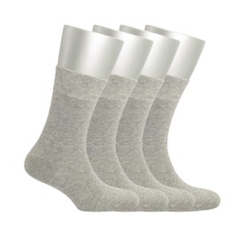 Cosyfeel® Women Crew Socks | Multipack Women’s Dress Socks (4-Pack) | Made of Super Soft Eco-Friendly Cotton Material | Durable with Seamless Toe | Suitable for all 4 Seasons