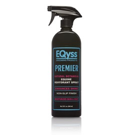 EQyss Premier Equine Horse Spray - Moisturizes Skin and Coat, Enhances Shine and Detangles, Prevents Dry Skin - Non-slip, Repels Dirt, USA-made