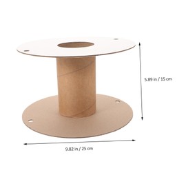 Operitacx Cord Storage Reel Durable Paper Cord Holder for Efficient Wire Management Compact Design for Workspace Organization Easy to Operate Cable Winder