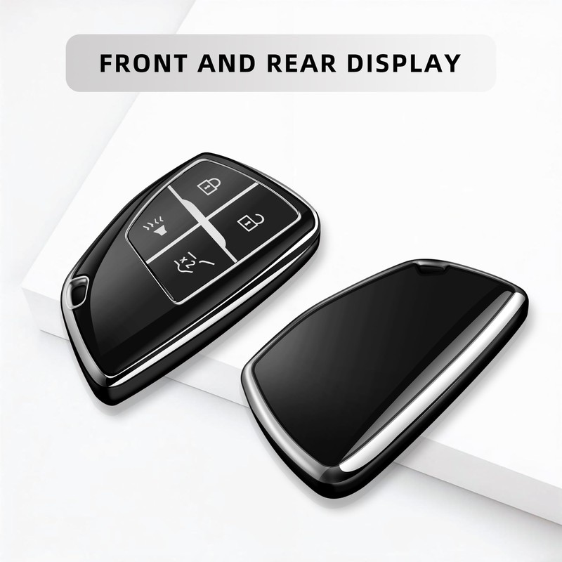 JOYEAR for Chevy Key Fob Cover with Key chain Compatible