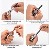 Wire Stripping and Twisting Tool Aluminum Portable Drill Wire Stripper