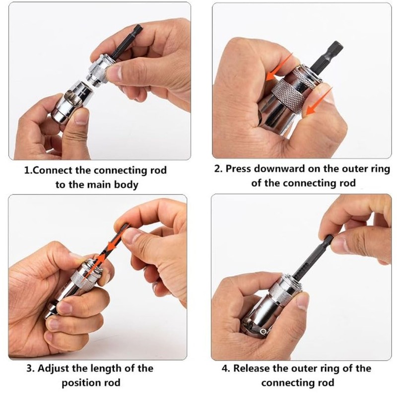 Wire Stripping and Twisting Tool Aluminum Portable Drill Wire Stripper