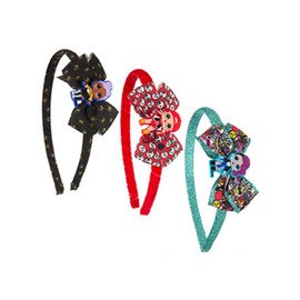 LOL Surprise Party Supplies, Party Favors Collection - 3PC Side-Bow Headband Collection