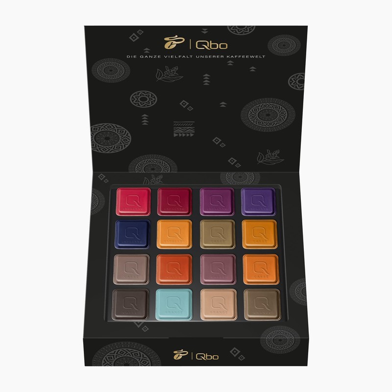 Tchibo Qbo Collection Coffee Capsules, Capsule Collection with 16 Individual