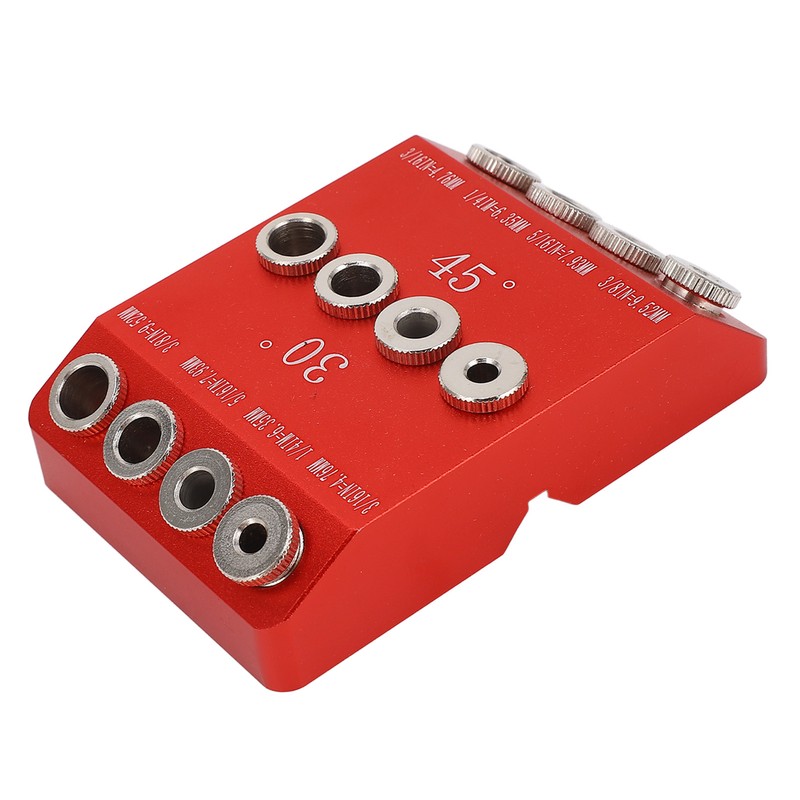 Pocket Hole Jig 30° 45° 90° Holes Drill Guide Drilling