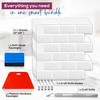 Peel and Stick Backsplash Bundle Set 20-Sheet with 8-pcs Peel