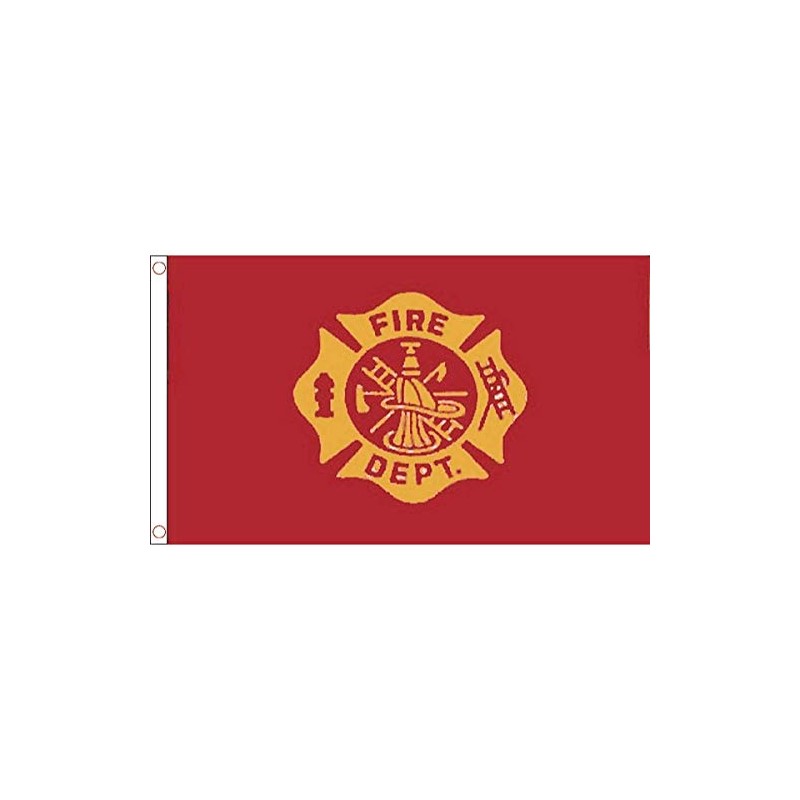 Fire Department Flag - 5 x 3 FT - 100%
