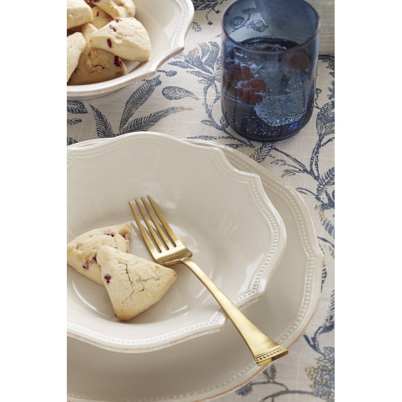 Lenox 895711 French Perle Bead Dinner Plates, Set Of 4