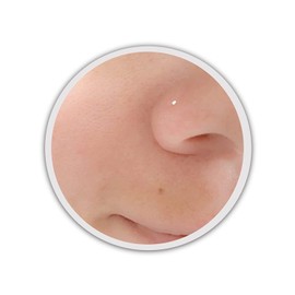 1mm Ball Nose Stud Sterling Silver Tiny Super Small Nose Piercing 0.6mm Pin Thickness Silver Dainty Nose Jewelry (Straight Post)