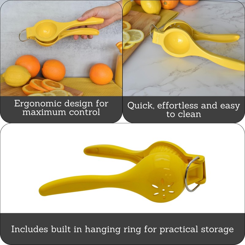 IMUSA Lime or Lemon Manual Squeezer, Citrus Juicer for Max