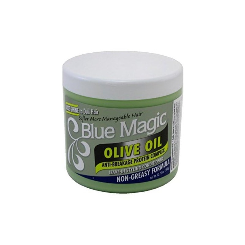 Blue Magic Olive Oil 13.75 Ounce Jar (406.6ml) (2 Pack)