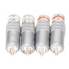 4pcs RCA Plug Silver Plated HIFI Solder RCA Connector Accommodates