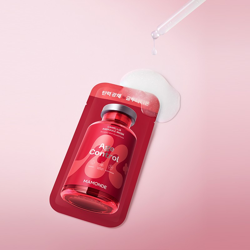Mamonde [마몽드][봄선물][10+10]에이지컨트롤 카멜리아 앰플 마스크팩 세트 [Mamonde][Spring Gift][10+10] Age Control