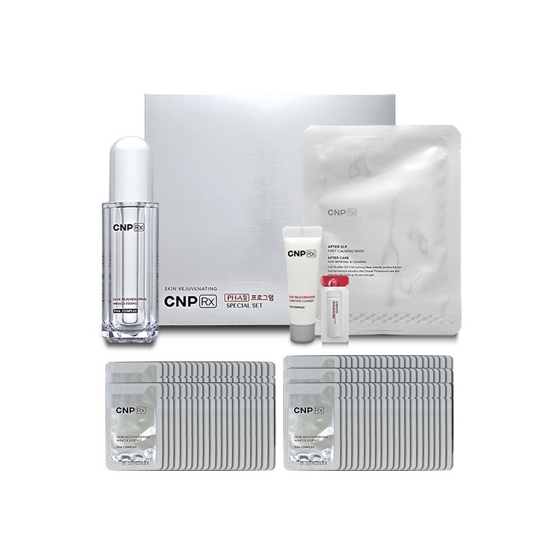 CNP Rx Skin Rejuvenating Miracle Essence 70ml Set / CNP