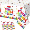 Yavxzvbw 3Pcs 5TH Grade Graduation Tablecloth Class of 2024 Graduation