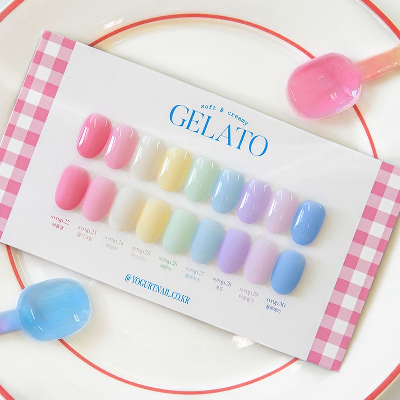 Yogurt gel syrup gel + 30 parts / 요거트젤 시럽젤+파츠30개