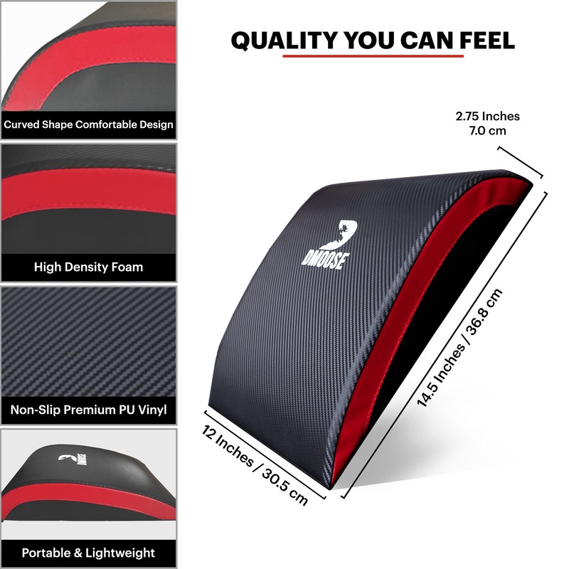 DMoose Ab Mat for Abdominal & Core Trainer Exerciser Mat