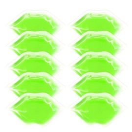 Soothing Lip Gel Ice Pack - Reusable Cooling Gel Pads for Lip Comfort & Swelling Relief, Portable Design for On-The-Go Use (Green)