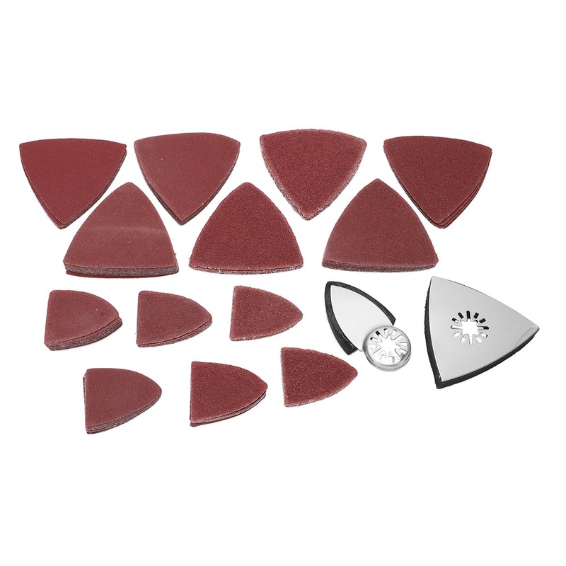 Oscillating Tool Sanding Pad Kit Triangular Finger Accessories 60 80