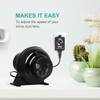 iPower 4 Inch Inline Fan, Air Carbon Filter, 8 Feet