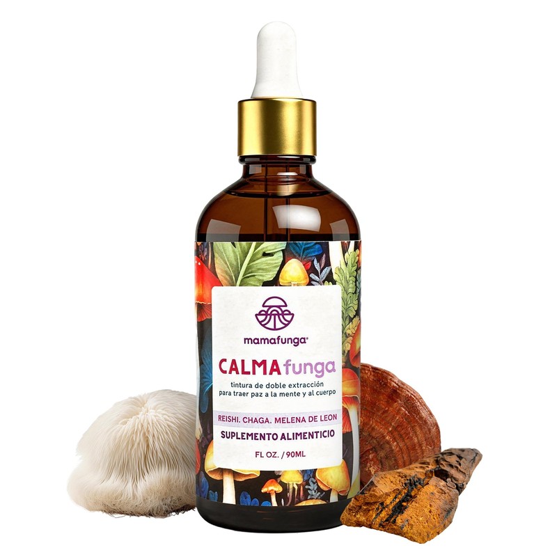 CalmaFunga - Tintura Adaptógena de Doble Extracción | Blend de