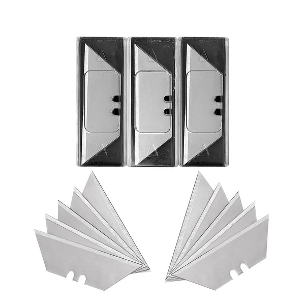 Vickay 30 Pack Utility Knife Blades, SK5 Steel Heavy Duty