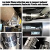 Vitonsbay 5 inch Exhaust Clamp, Lap Joint Exhaust Band Clamp