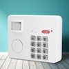 Motion Sensor Alarm, Wireless PIR Security Keypad Emergency Siren, Password