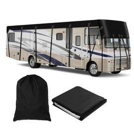 HFKJway Camper Cover 210D Oxford Cloth Rv Covers for Roof Only Wind, Rain and Snow Proof Pop up Camper Covers Rv Covers,7.5m3m
