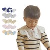 [Konny] コニーリバーシブルスタイ 5枚セット2025春夏新色 Baby Bib 360°ローリング よだれかけ 吸収性・速乾性 シンプル 女の子