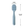 Youngever 5 Pack Silicone Baby Learning Spoons, Self Feeding Spoon,