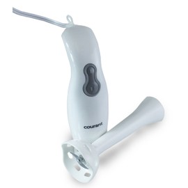 Courant CHB-2001CW 2 Speed Electric Hand Blender with 30 Oz Measuring Cup, White