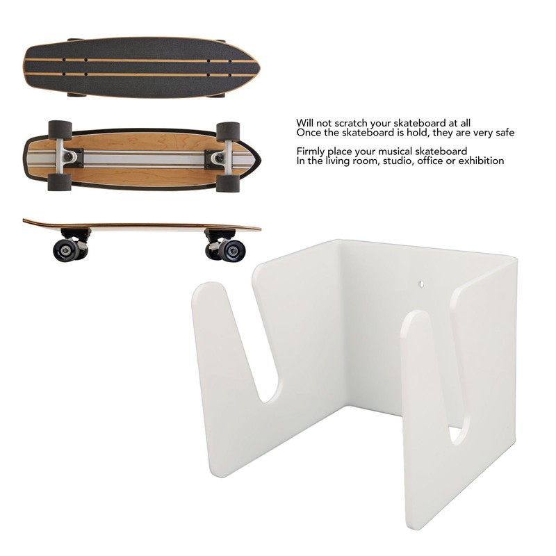 Skateboard Wall Mount Acrylic Display Storage Holder Hanger Home Decoration