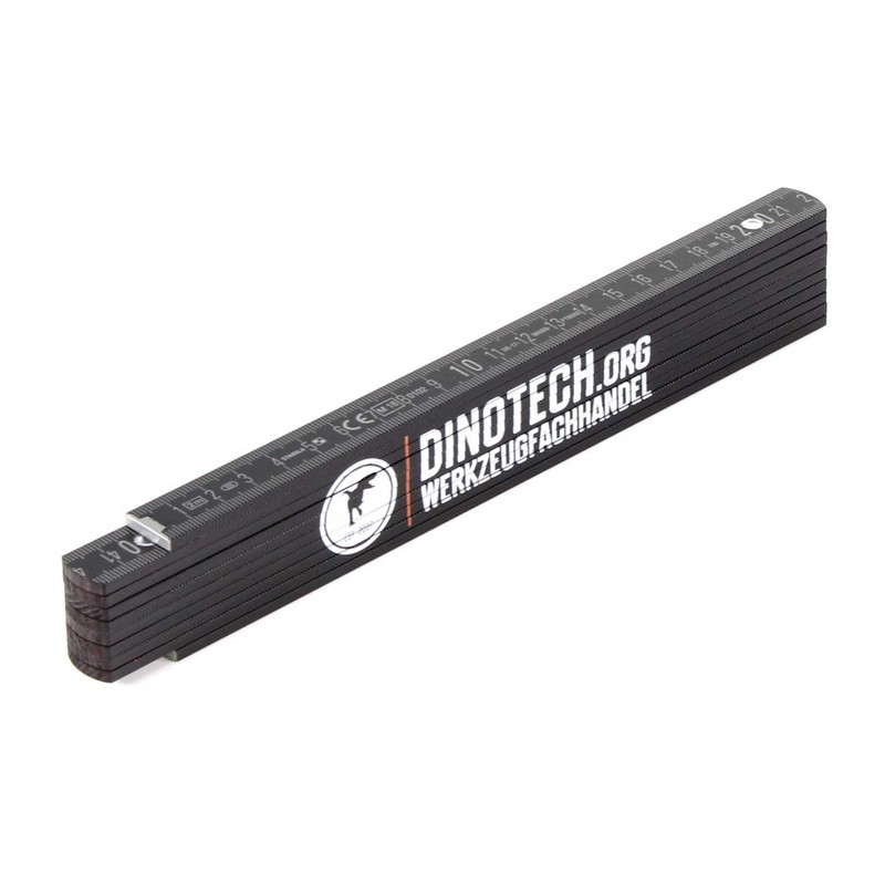 Dinotech Folding Ruler Ruler Black 2 m Accuracy Class III