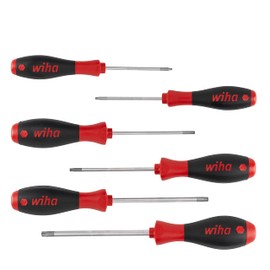 Wiha Schraubendreher Set SoftFinish® (07155) 6 tlg. I Schraubenzieher Satz für Alltag, Handwerk, Industrie I Schraubwerkzeug TORX