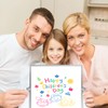 OWill Dry Erase Whiteboard, 25 X 25 cm Small Whiteboard