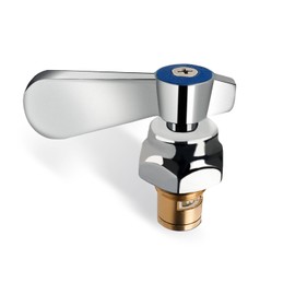 Phivan Brass Handle Stem Assembly Ceramic Faucet Valve Cartridge 20 Teeth Commercial Faucet Parts for Most Commercial Kitchen Sink Faucet, Compatible with Cold Widespread Cartridge Replacement