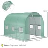 Outsunny 9.8' x 6.6' x 6.6' Plastic Greenhouse Cover Replacement,