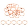 PATIKIL 18PCS M16 Copper Washers, M16x20x1.5mm Copper Crush Washer Metric