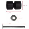 Auto-Parts 4 Sets Aluminum Rollers Washers Rings for Gorilla Lift