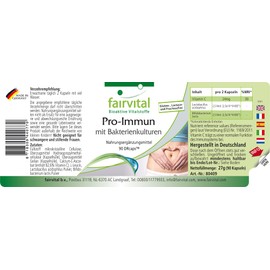 Probiotic Immune Probiotischen Cultures for Healthy Digestion and a smooth Flora Balance, 90 Säureresistente DRcaps 5 MRD Milchsäurebakterien per day